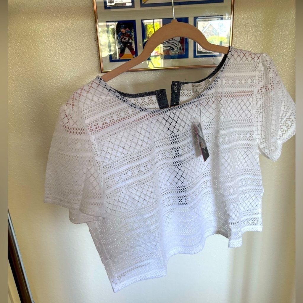 Miss Me Miss me crop top new with tags Size L / US 10 / IT 46 - 1 Thumbnail