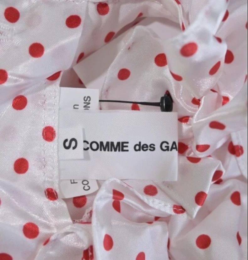 Comme des Garcons Comme Des Garcons Long sleeves with red polka-dot lace col Size S / US 4 / IT 40 - 5 Thumbnail