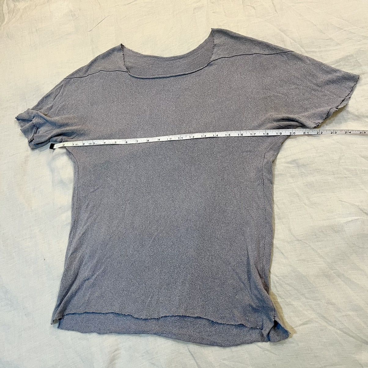 Ma+ MA+ RARE REVERSIBLE COTTON LINEN RAW CUT RAGLAN TSHIRT Size US S / EU 44-46 / 1 - 5 Thumbnail