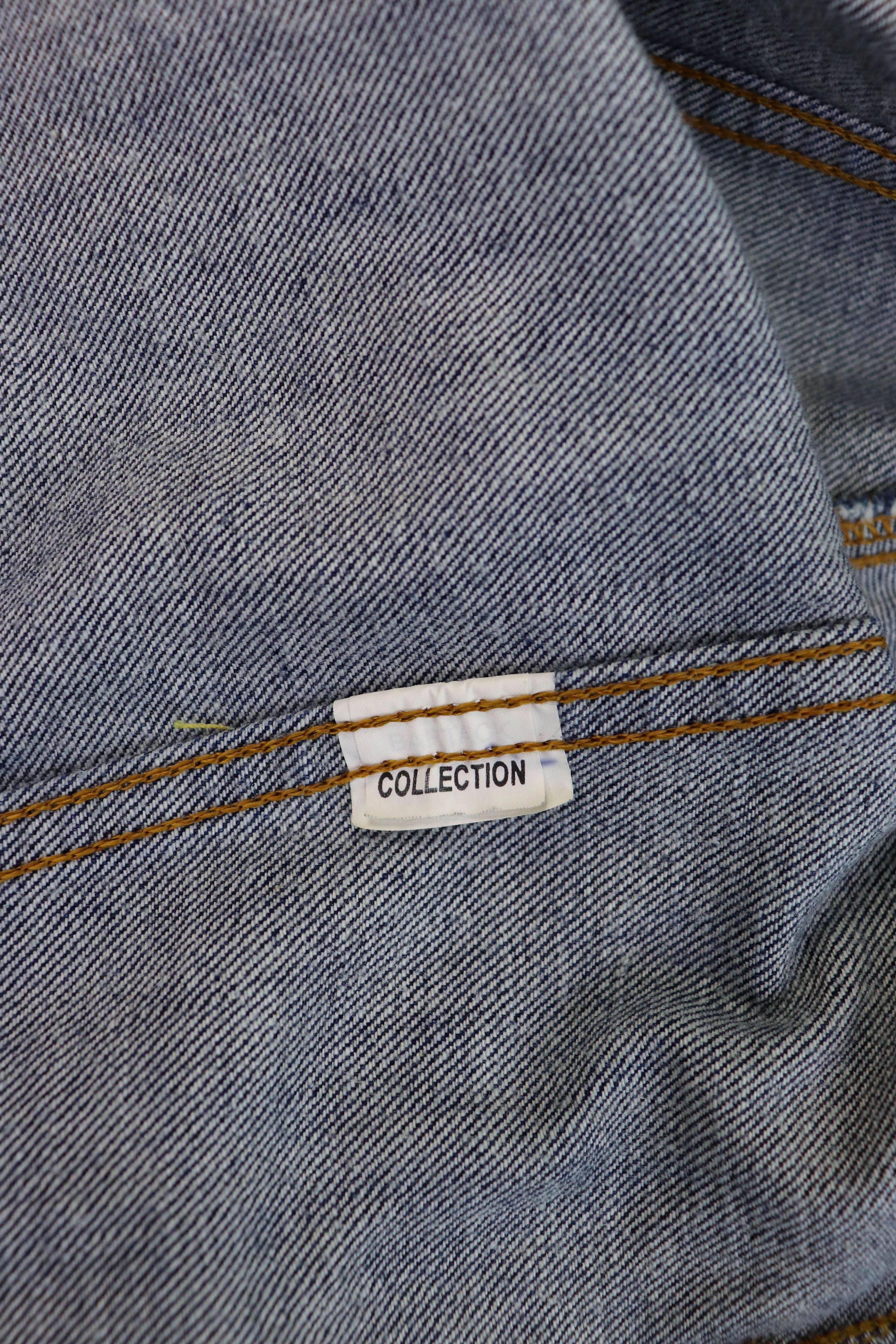 Chevignon CHEVIGNON Vintage Bartack Nippon 14 Indigo Blue Denim Jacket Size US L / EU 52-54 / 3 - 14 Thumbnail