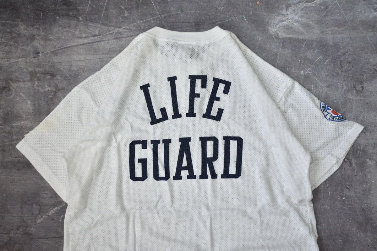 Russell Athletic × Vintage Vintage 90s Life Guard Russell Athletic Shirt (XL) Size US XL / EU 56 / 4 - 3 Thumbnail