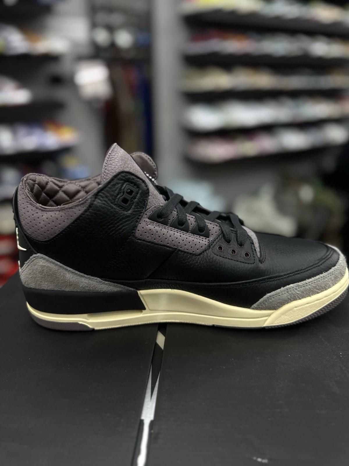 Jordan Brand Air Jordan 3 x A Ma Maniere Black Sneakers, Size 14.5 / 13M Size US 13 / EU 46 - 5 Thumbnail
