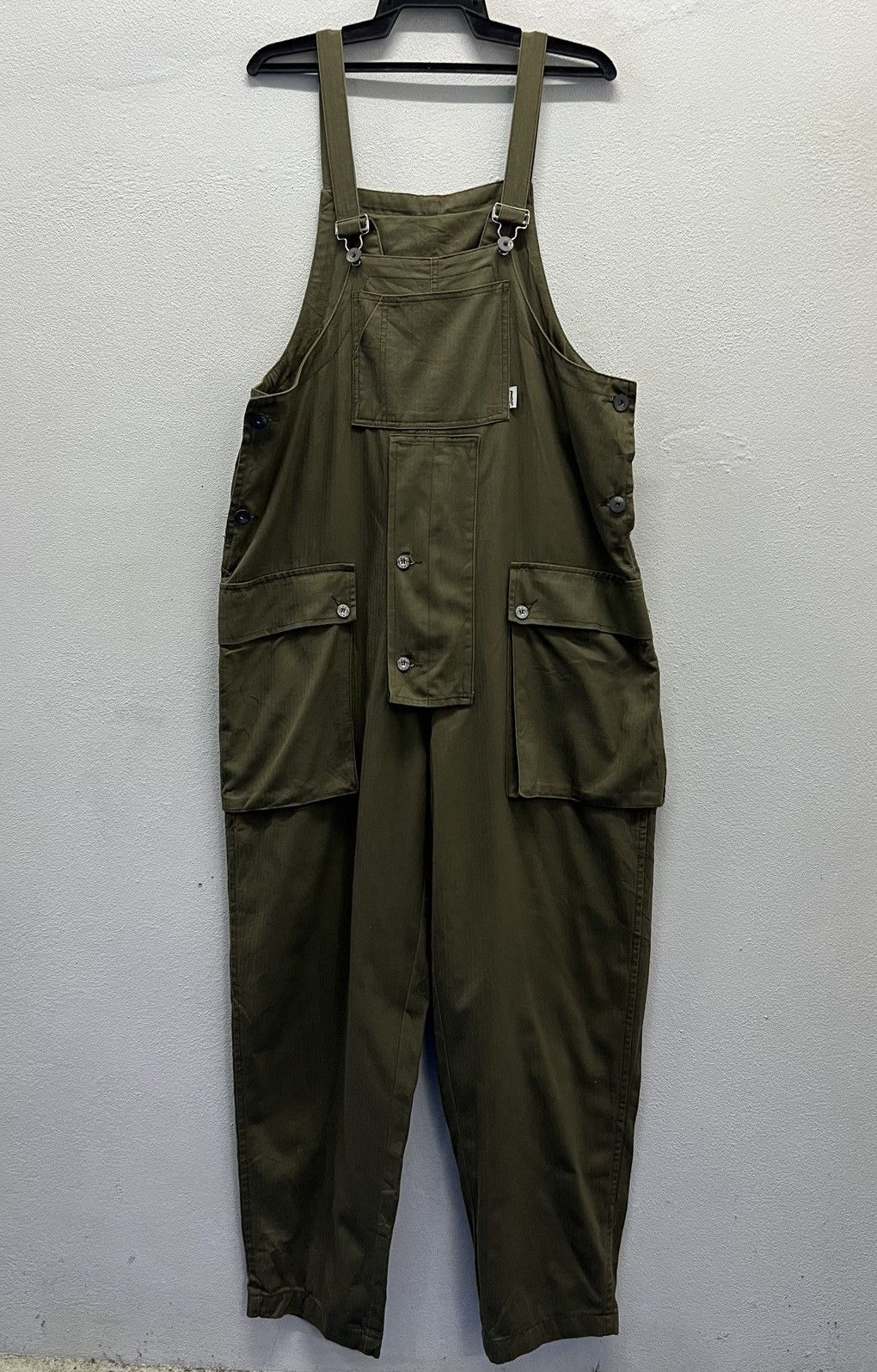 Japanese Brand × Vintage Vintage Y2K Style PMGO Tactical Utility Overalls Olive Green Size US 44 / EU 60 - 1 Thumbnail