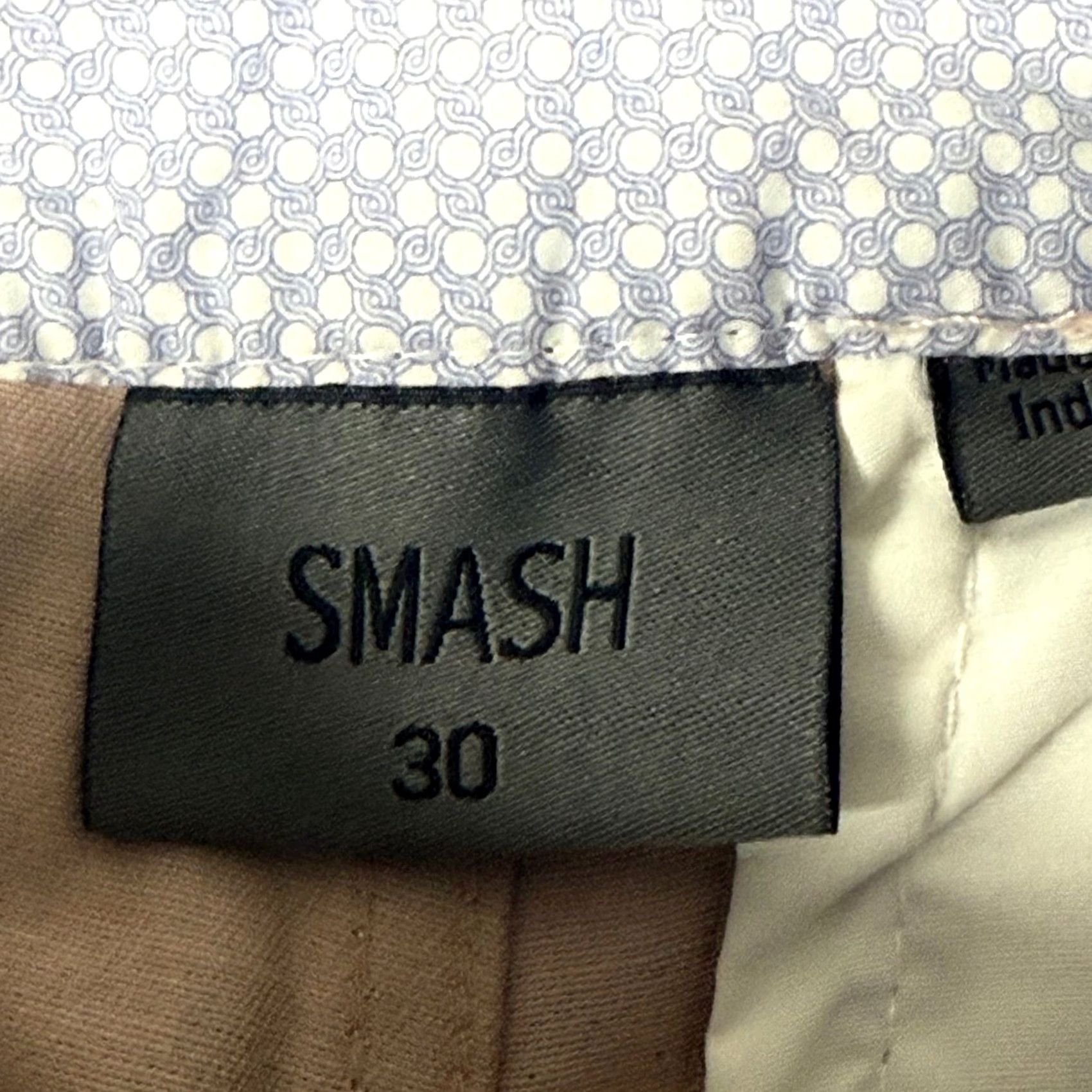 Vintage Smash Camouflage Shorts Cargo Men 30 Pink Camouflage Cotton Blend Summer NWT Casual Stretch Pockets Front Flat New with Tags Size US 30 / EU 46 - 4 Thumbnail