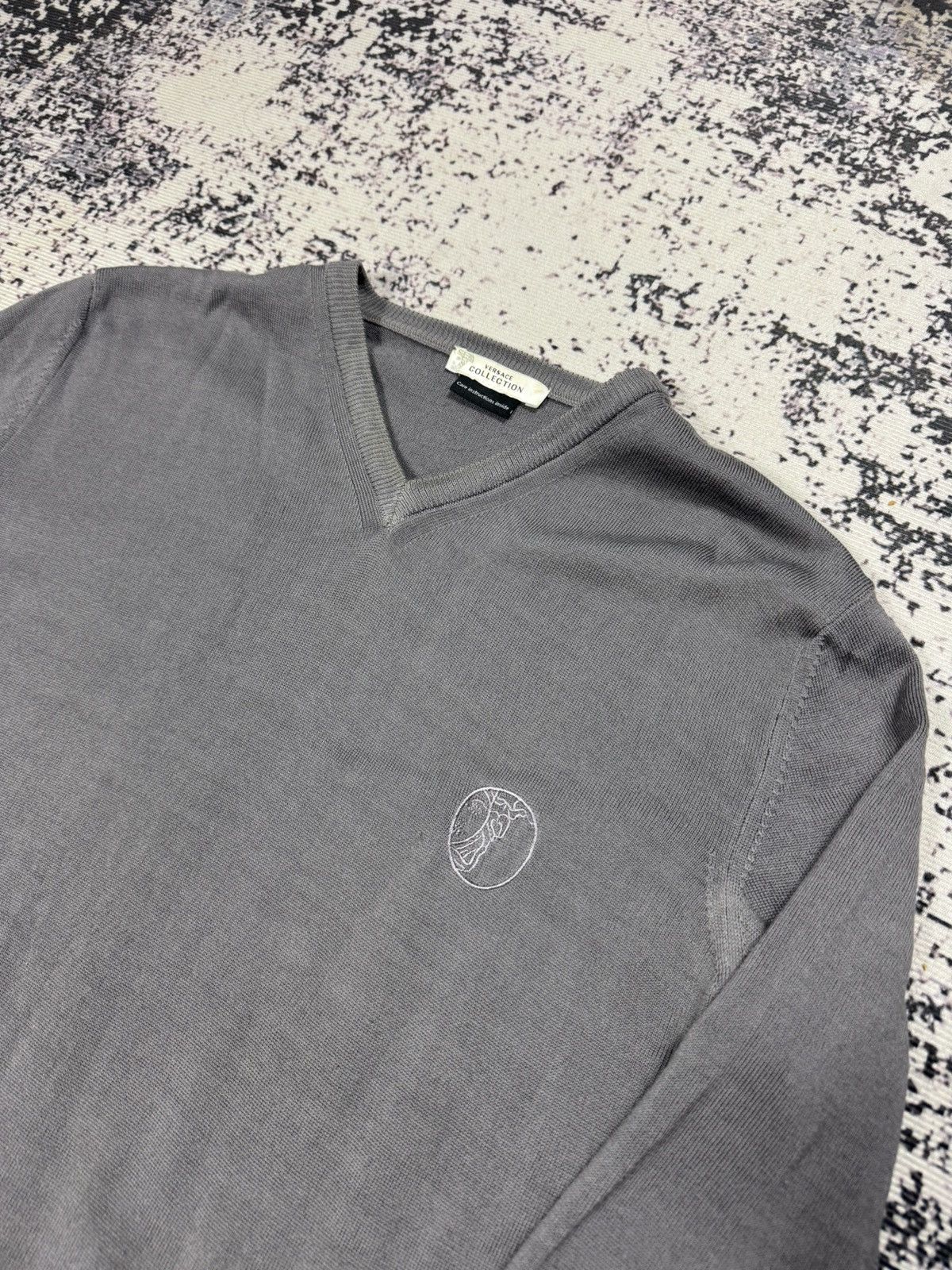 Versace Versace Collection knitwear Sweatshirt Jumper grey S Size US S / EU 44-46 / 1 - 3 Thumbnail