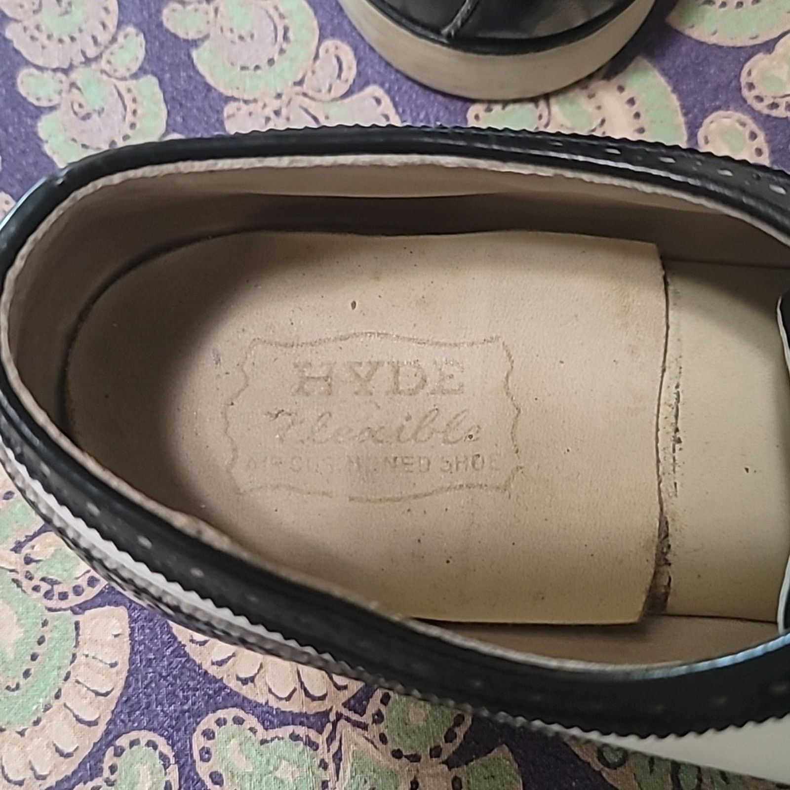& Other Stories Amazing Vtg Hyde Wingtip Bowling Shoes - So Cool! Size US 10 / EU 43 - 5 Thumbnail