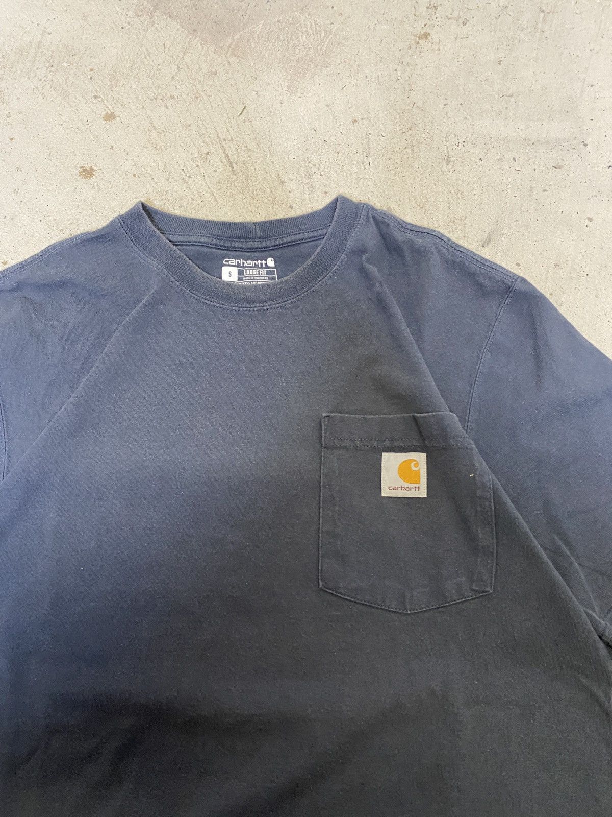Carhartt Y2K faded grey Carhartt classic tshirt Size US M / EU 48-50 / 2 - 2 Thumbnail