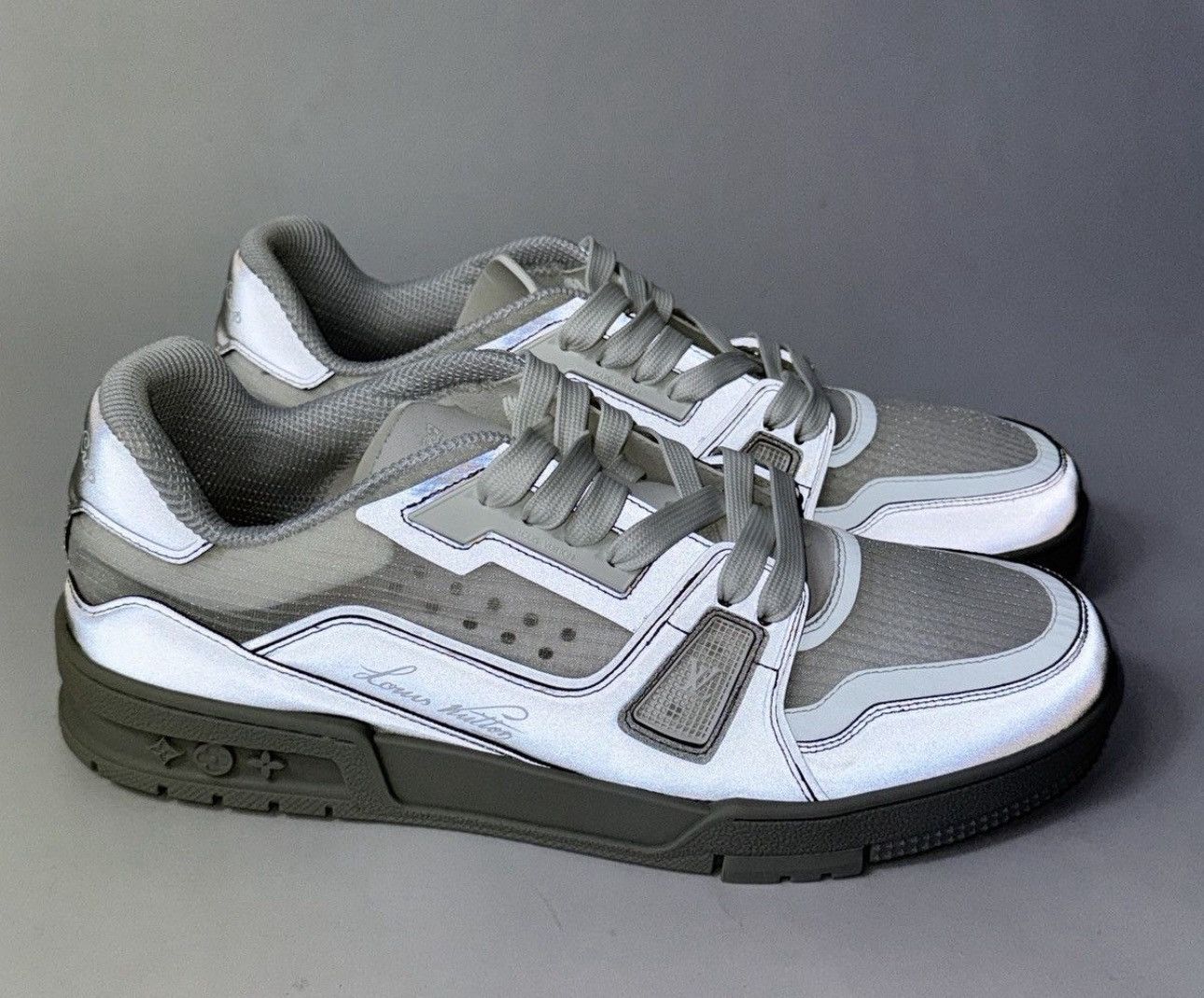 Louis Vuitton 37th AMERICA’S CUP REFLECTIVE SNEAKERS Size US 8.5 / EU 41-42 - 2 Thumbnail