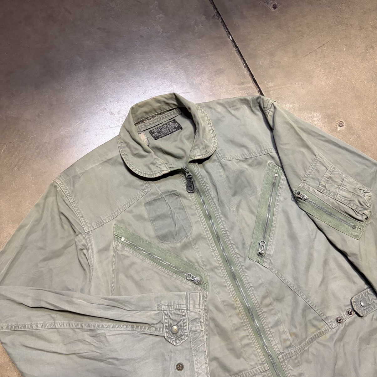 Vintage Vintage K2B Military Flight Suit Vietnam Repaired Crown 50s Size US 34 / EU 50 - 4 Thumbnail