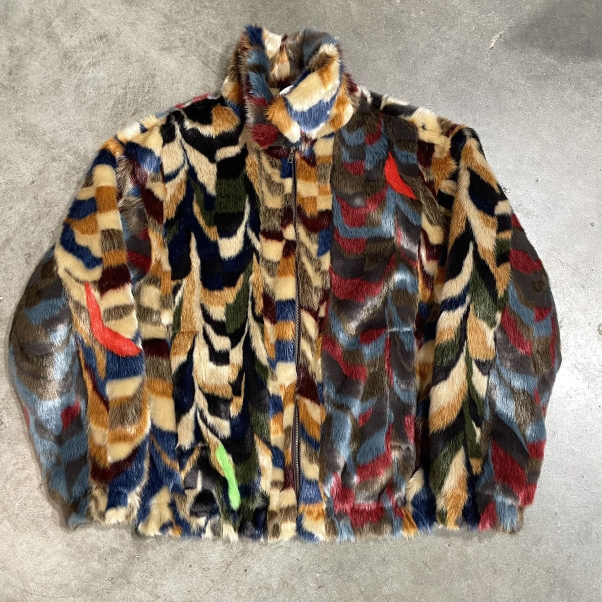 Supreme Supreme fuax fur striped patch pattern rainbow all colors Size US XXL / EU 58 / 5 - 1 Thumbnail