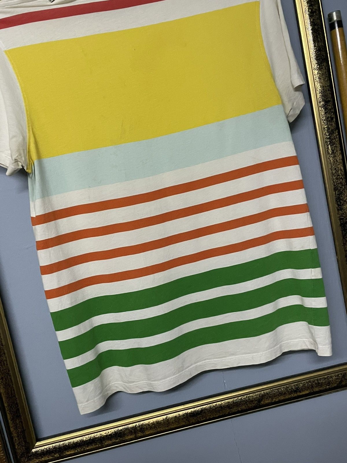 A.P.C. Vintage Designer A.P.C Rue Madame Paris Stripes Distressed Size US S / EU 44-46 / 1 - 9 Thumbnail