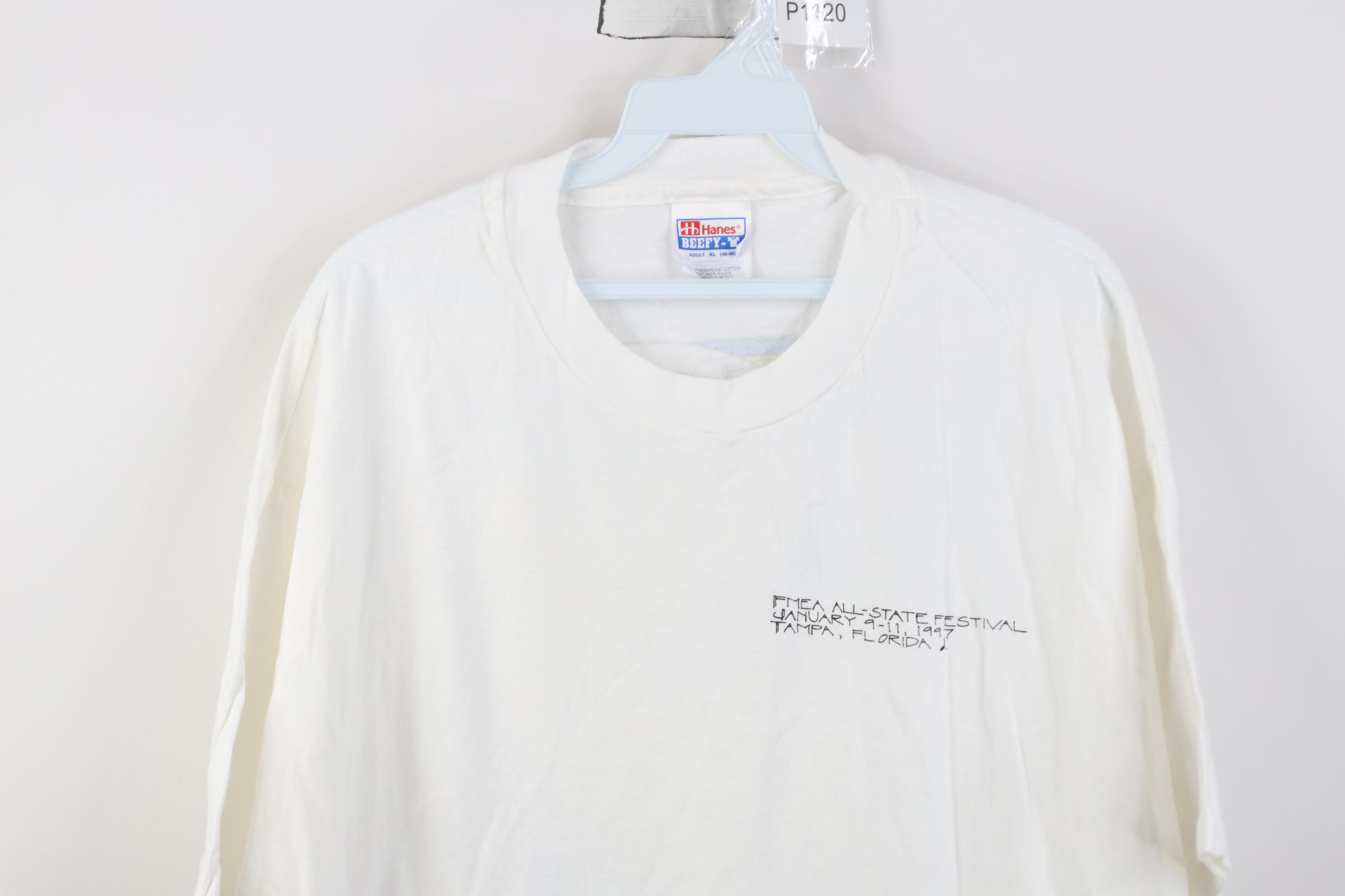 Vintage Vintage 90s 1997 FMEA Florida Education All State T-Shirt Size US XL / EU 56 / 4 - 2 Thumbnail