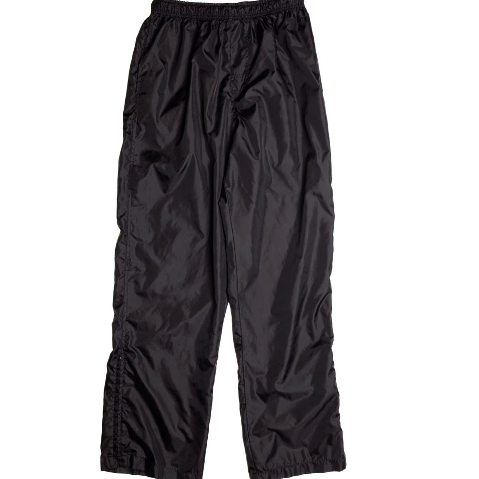 Athletic Works VINTAGE Athletic Works Track Pants Medium Black Polyester Mens Size US 31 - 2 Thumbnail