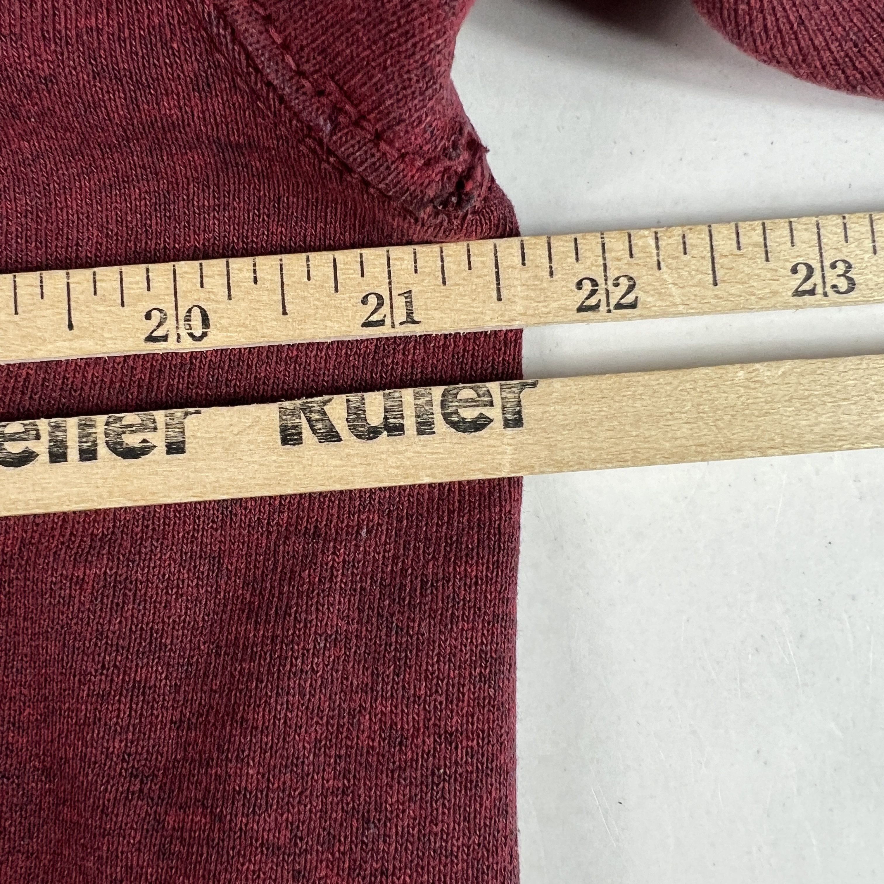 Tommy Hilfiger VTG 90s Tommy Hilfiger Sweatshirt Adult Red Faded Crewneck Size US M / EU 48-50 / 2 - 14 Thumbnail