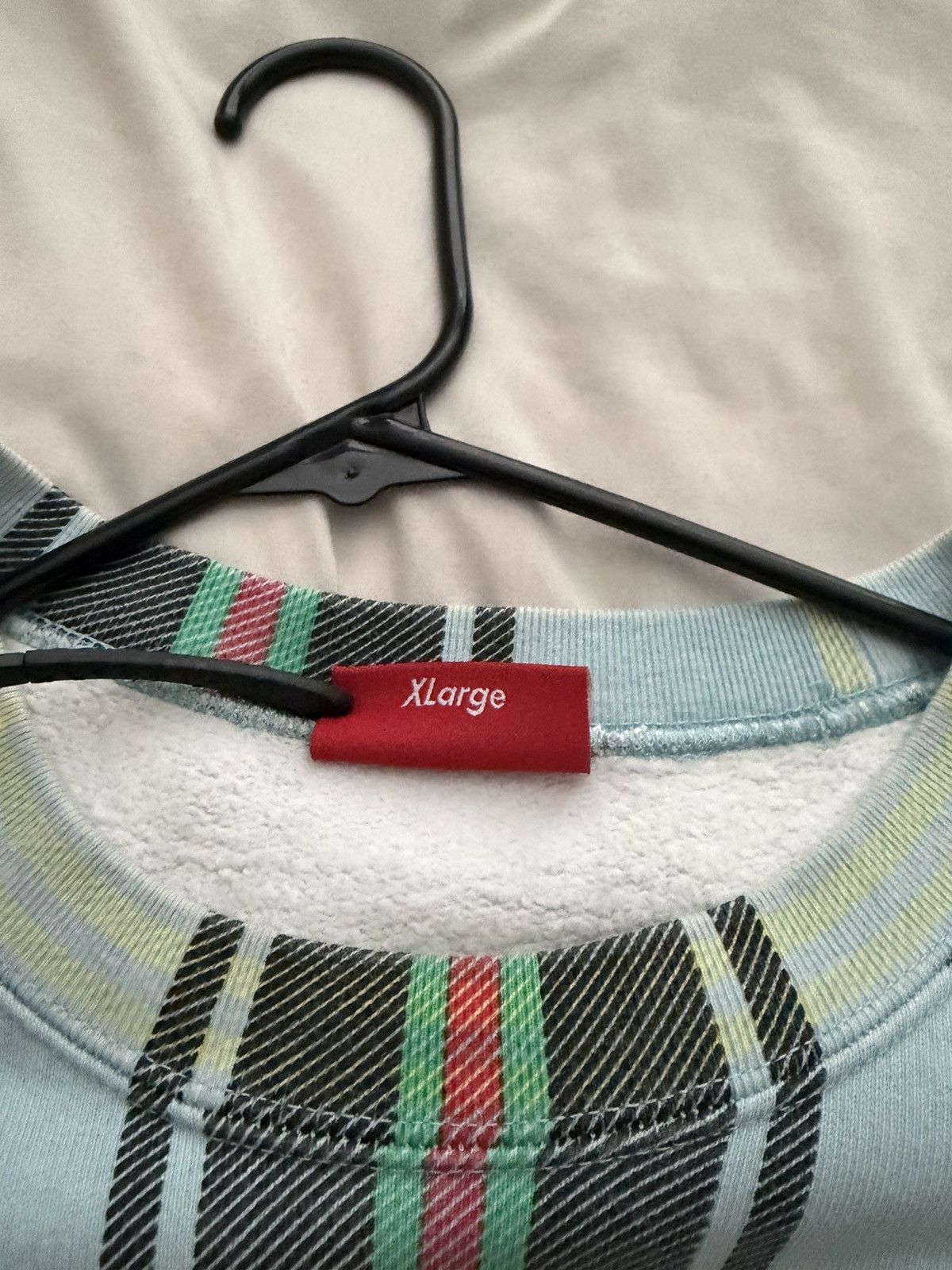Supreme Supreme plaid crewneck Size US XL / EU 56 / 4 - 3 Thumbnail