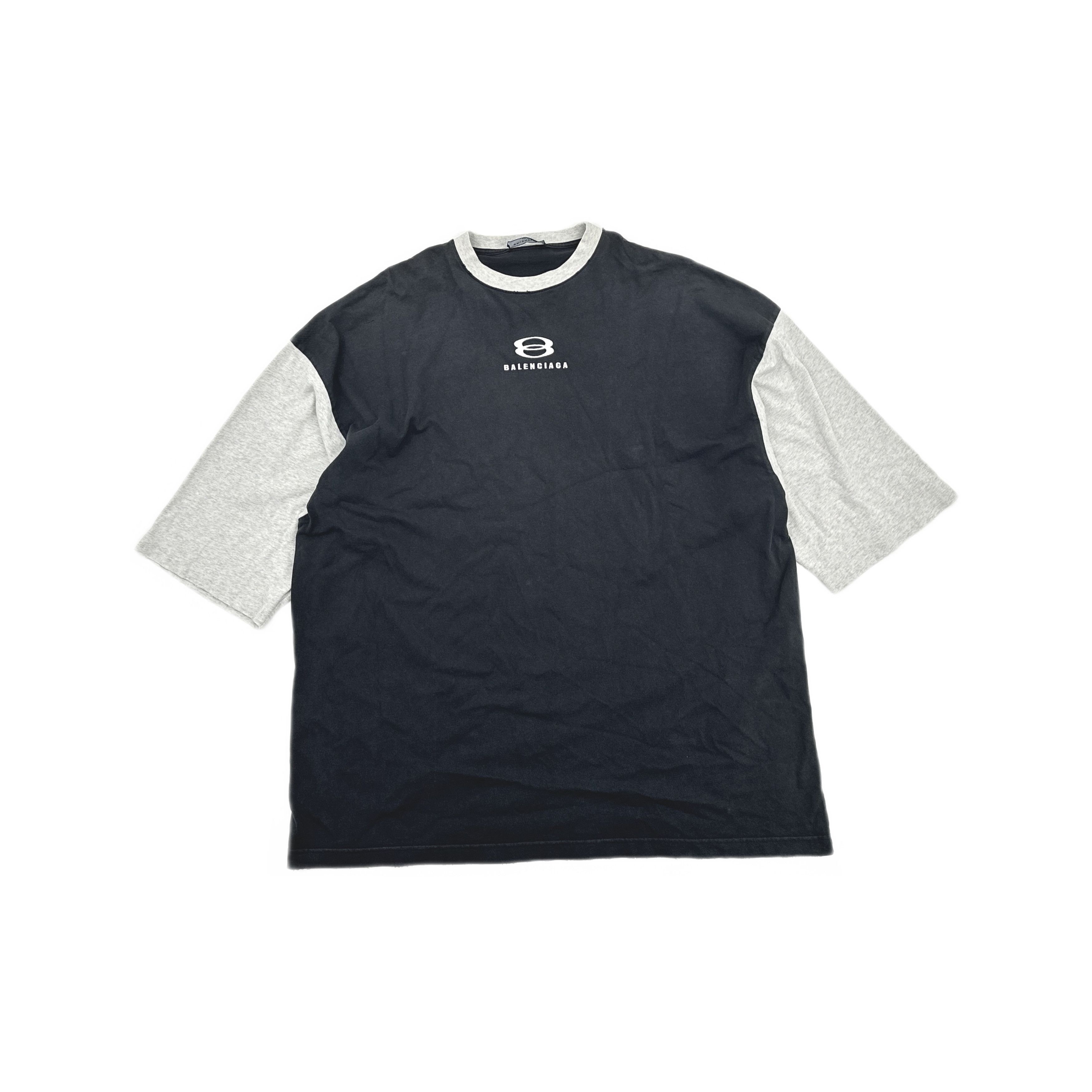 Balenciaga Balenciaga Two-Tone Logo T-Shirt Size 2 Size US M / EU 48-50 / 2 - 1 Thumbnail