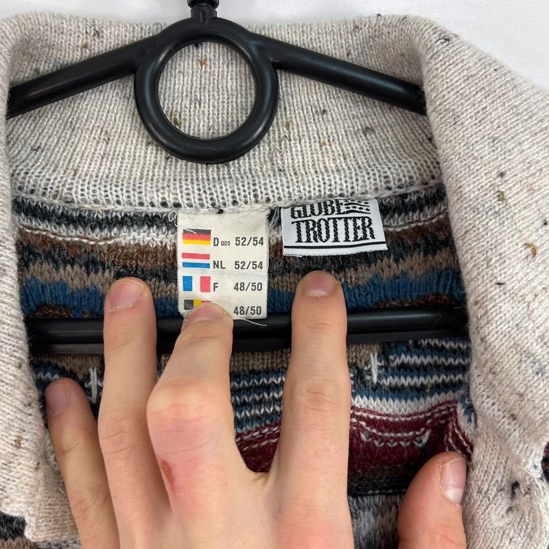 Other Vintage Coogi Style Knitted Wool Sweater Men's Sz L Size US L / EU 52-54 / 3 - 5 Thumbnail