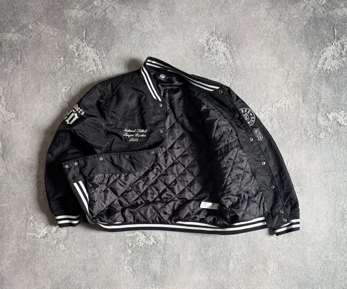 NFL Raiders NFL Las Vegas raider nation bomber jacket button up Size US L / EU 52-54 / 3 - 17 Thumbnail