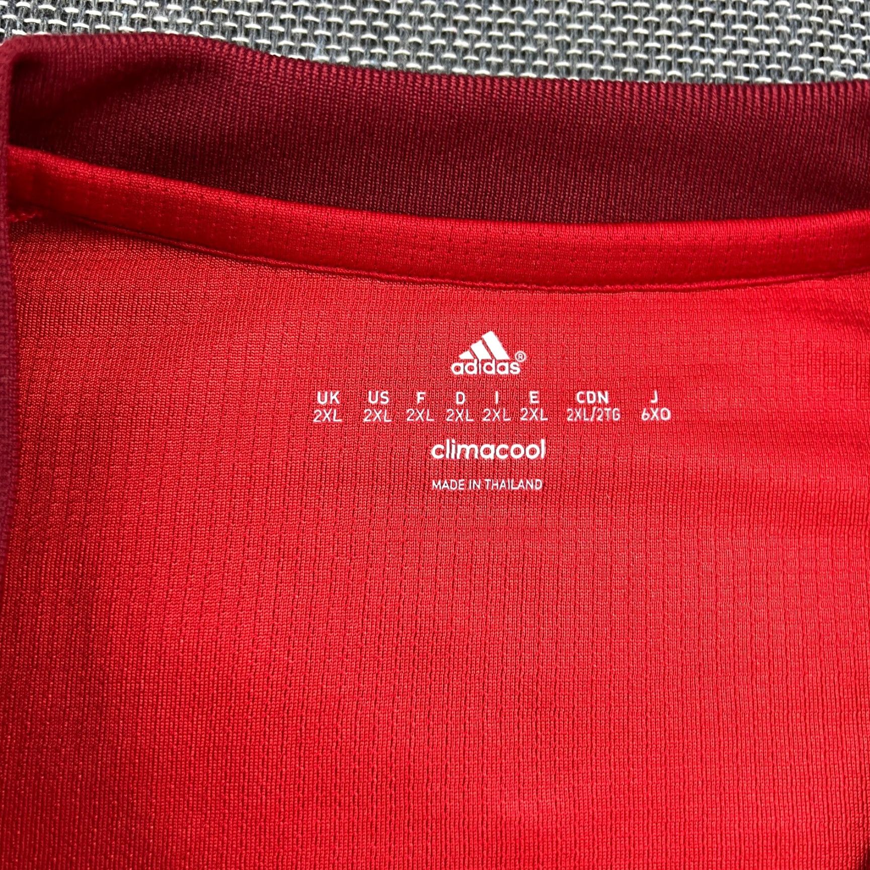 Adidas adidas Bayern Munich 2015 2016 Home Football Jersey Shirt 2XL Men Red Soccer Moisture Wicking Quick Dry Jersey Size US XXL / EU 58 / 5 - 6 Thumbnail