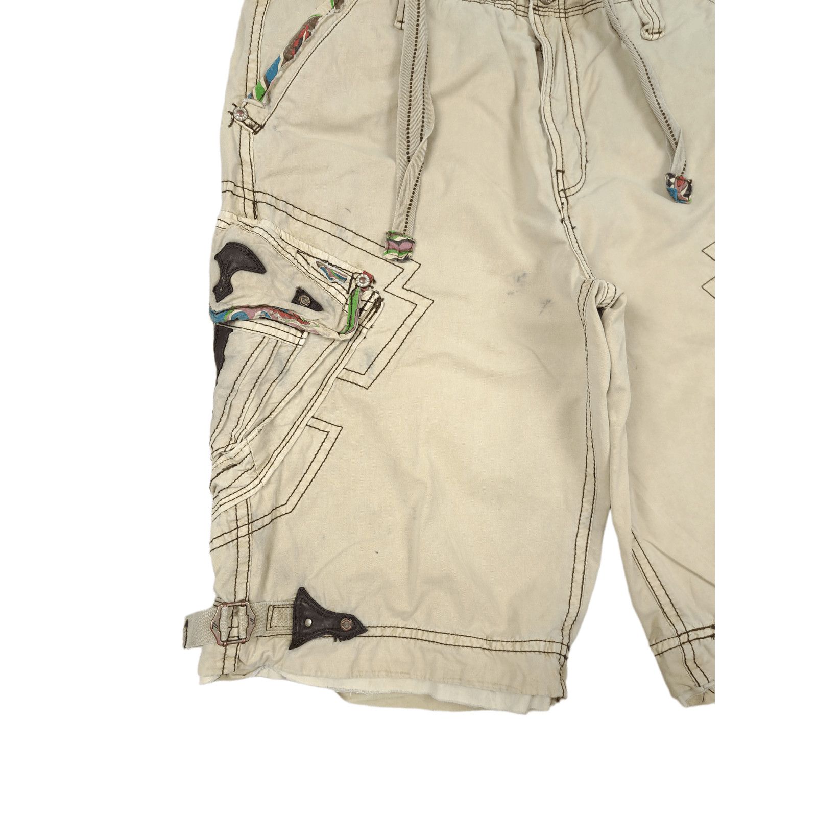 Jet Lag × Vintage 💎 Vintage Jet Lag Y2K Cargo Tactical Japanese Shorts Size US 36 / EU 52 - 3 Thumbnail