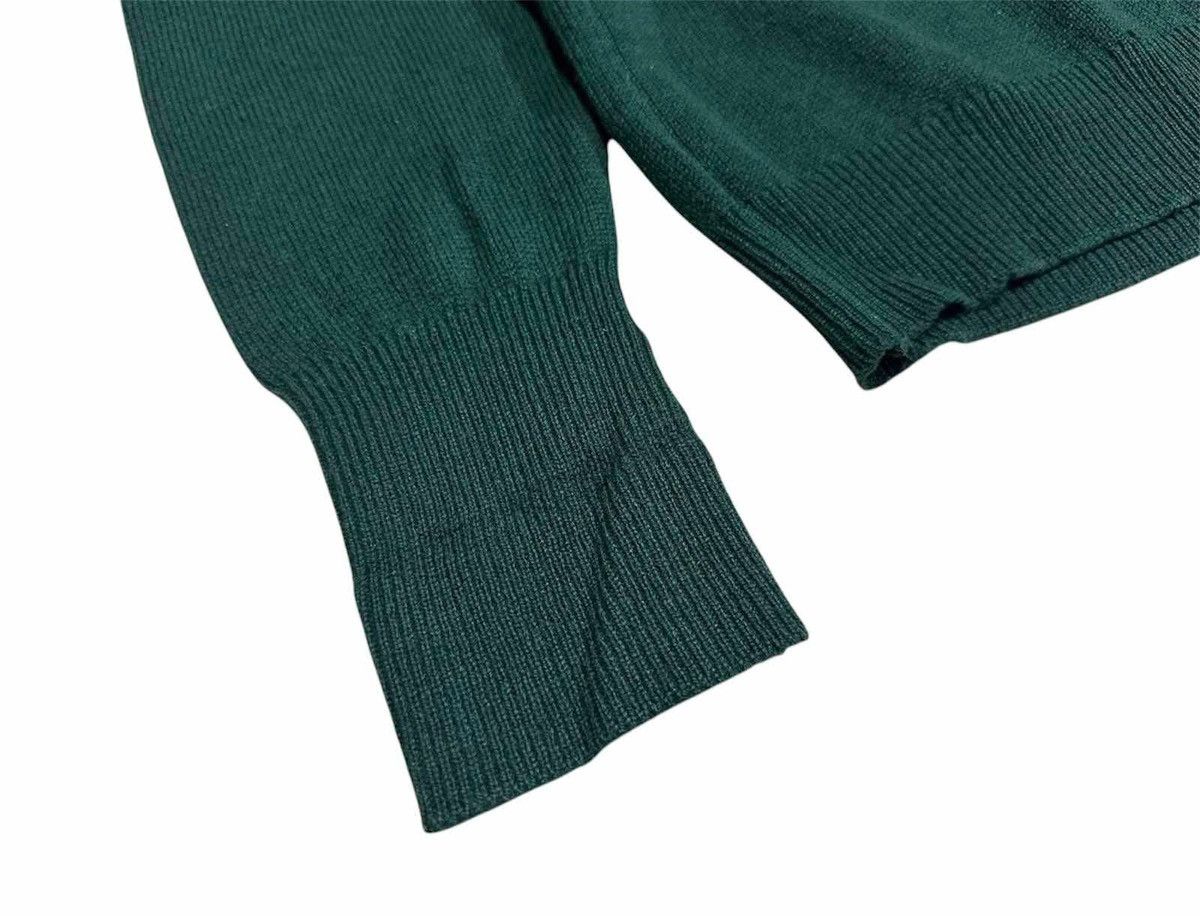 Burberry × Vintage 🔥Vintage Burberrys Lambswool Sweater Forest Green Size US XL / EU 56 / 4 - 5 Thumbnail