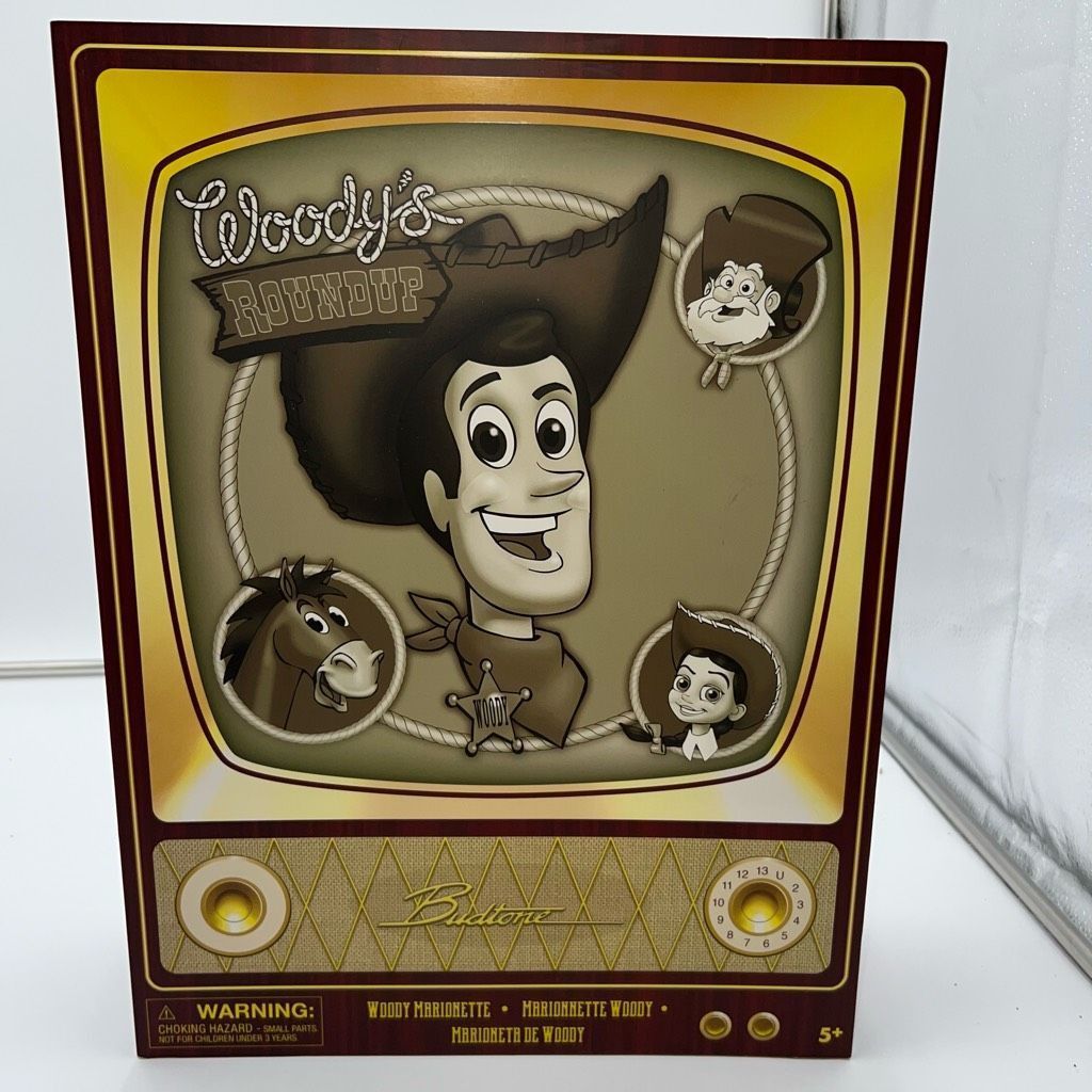 Disney Disney Parks Toy Story Woody Marionette in Black and White in TV Box Size ONE SIZE - 2 Thumbnail