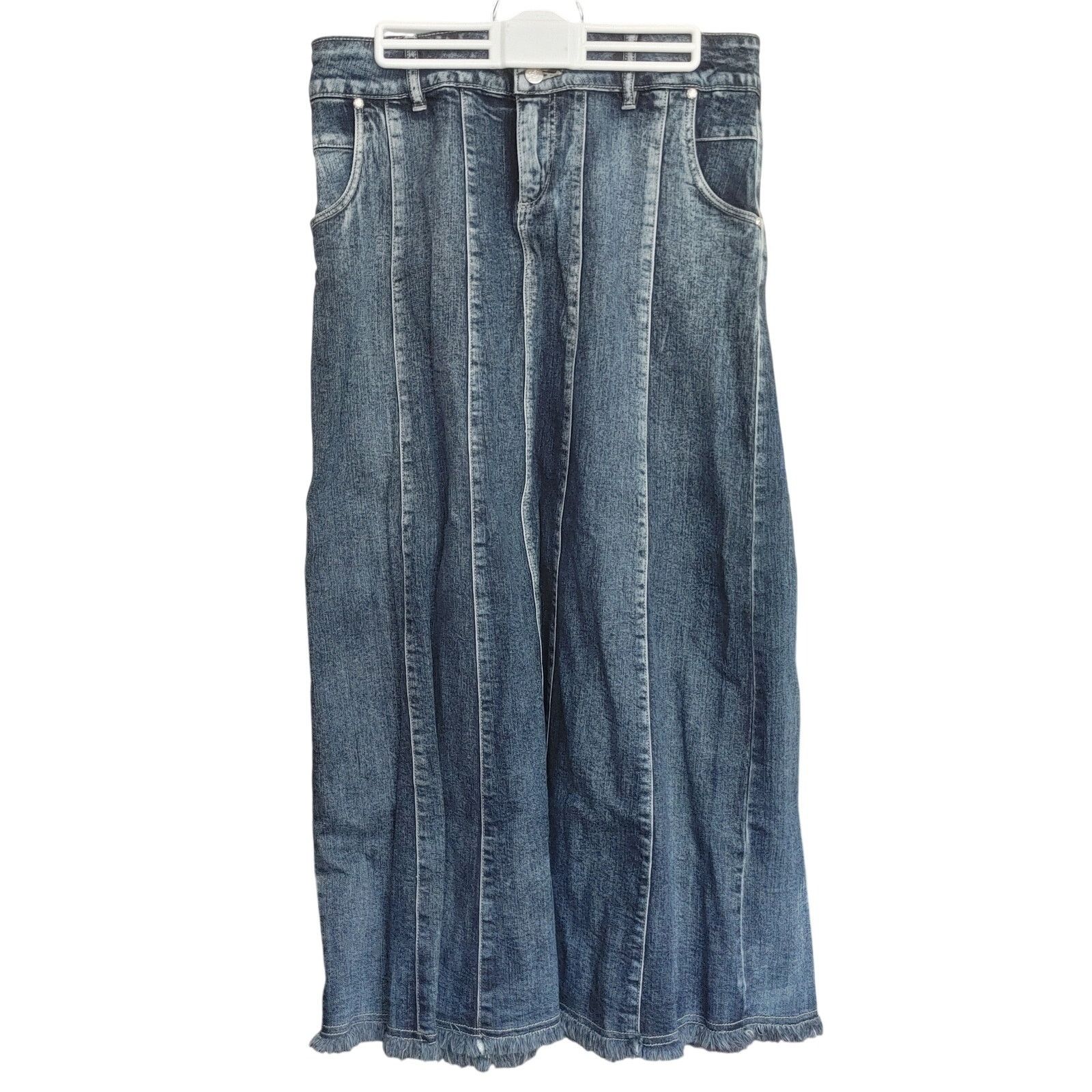 Other Style J Womens 32 Medium Wash Wide Leg Retro Fit Flare Jeans Size 32" / US 10 / IT 46 - 1 Thumbnail