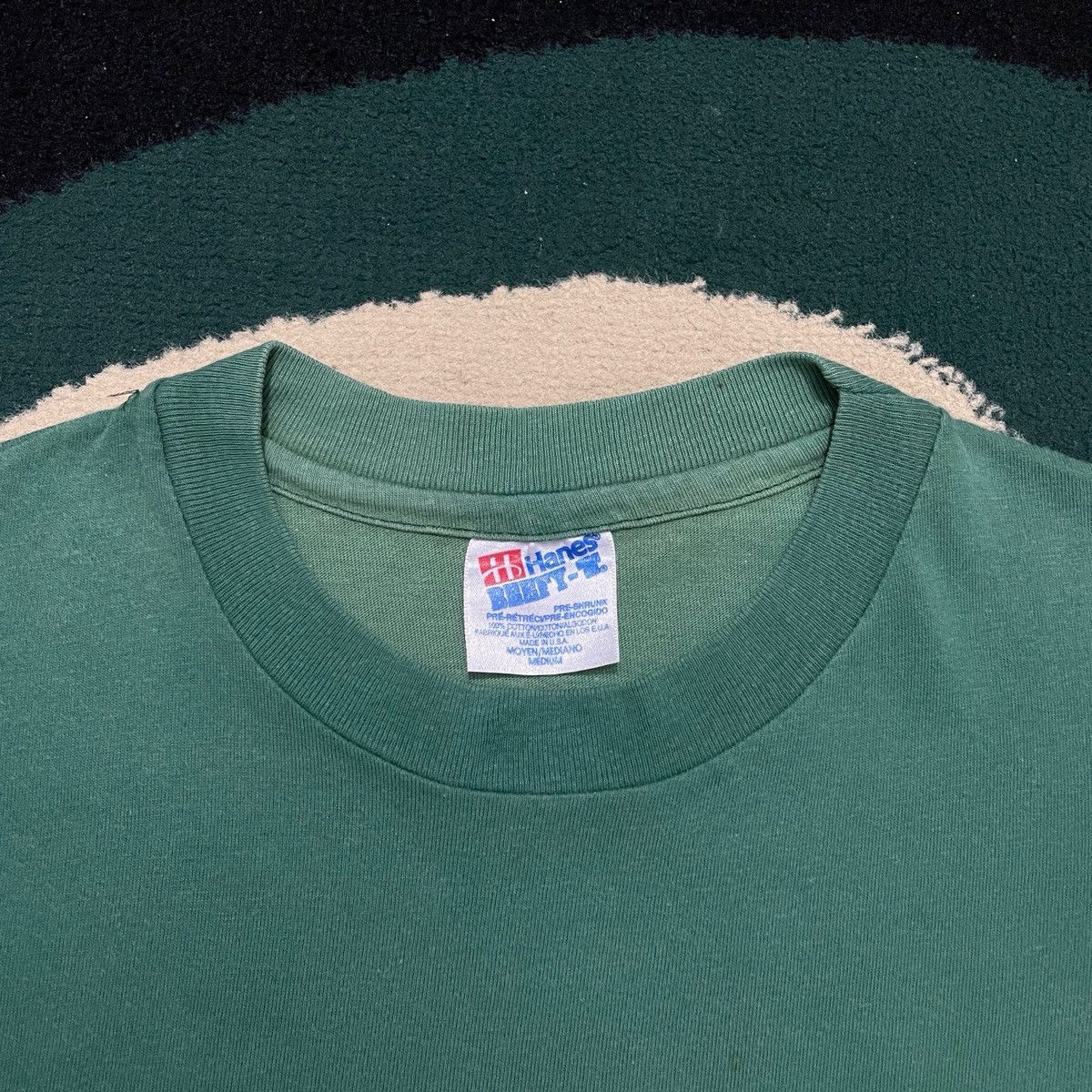 Hanes 90s Hanes Beefy Blank Tee Size US M / EU 48-50 / 2 - 2 Thumbnail