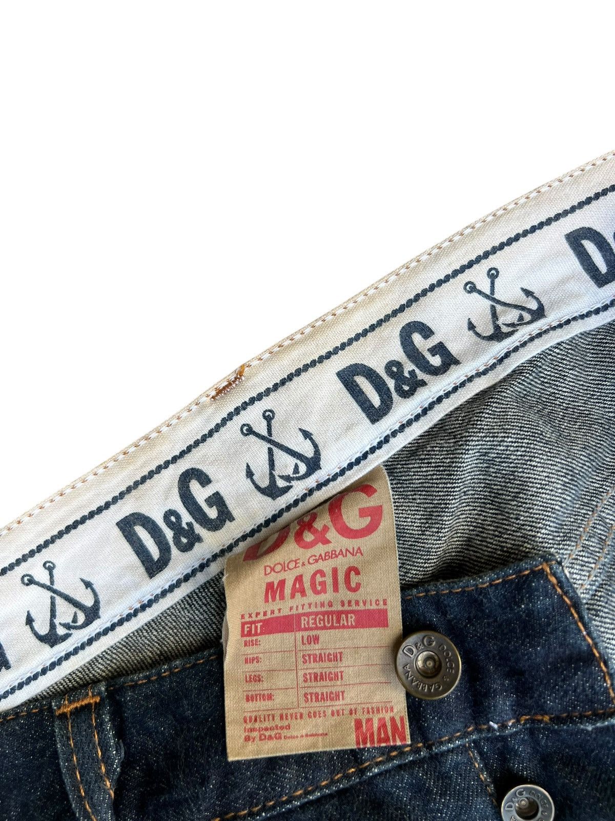 Vintage Vintage Dolce & Gabbana Magic Sailing Denim Jeans Size US 34 / EU 50 - 7 Thumbnail