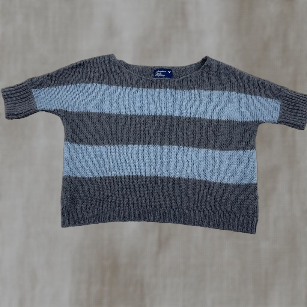 American Eagle Outfitters VINTAGE American Eagle Sweater Shirt Women S Gray Size S / US 4 / IT 40 - 1 Thumbnail