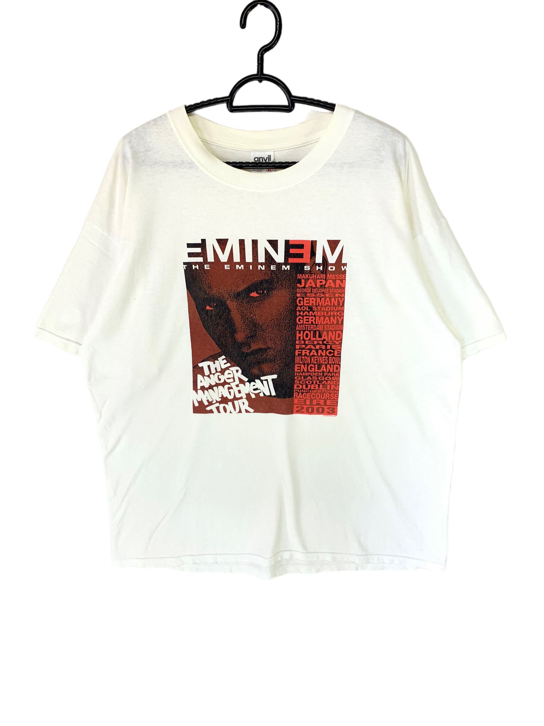 2000s Eminem the anger management tour rap tee