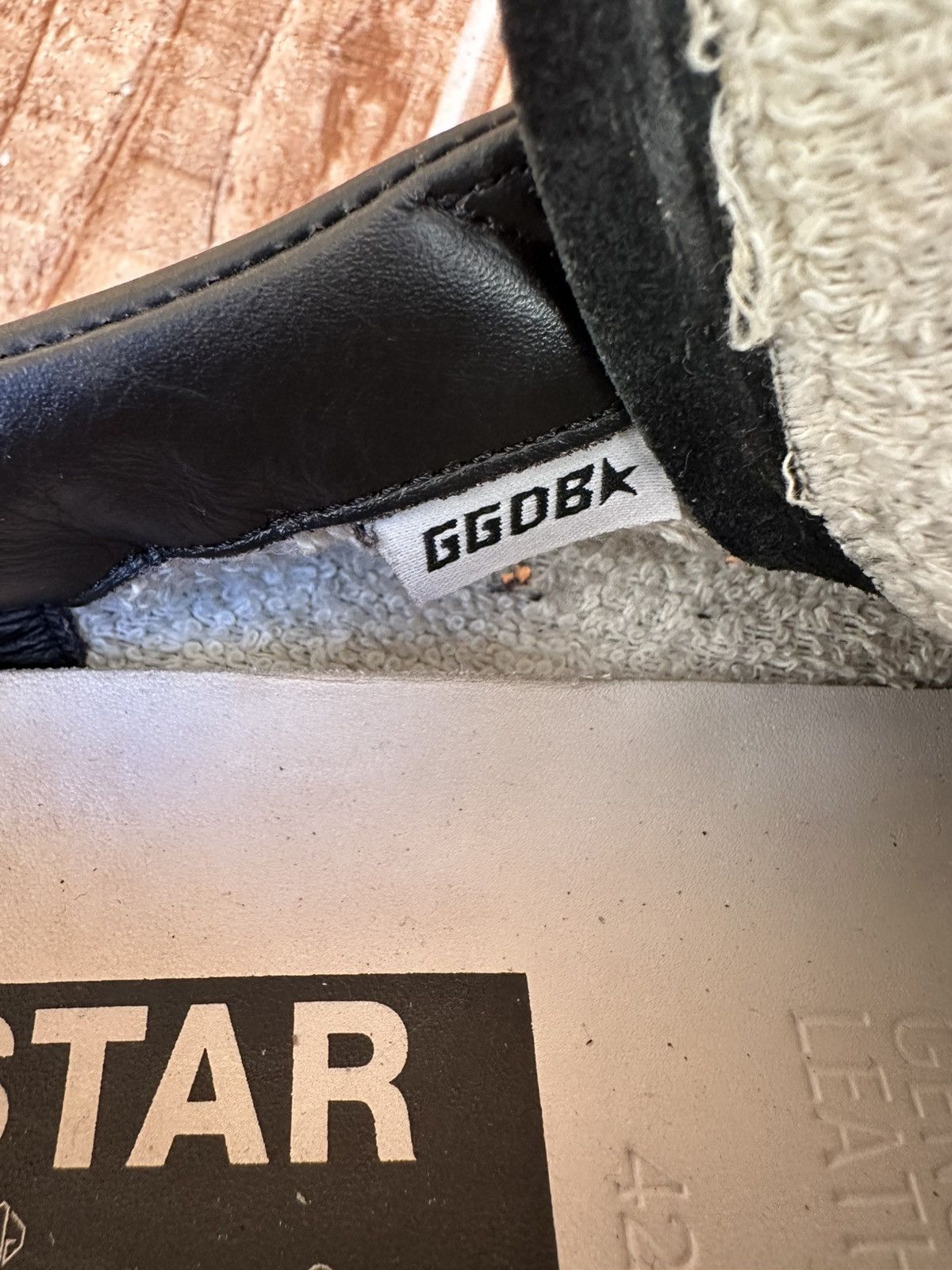 Golden Goose Golden Goose GGDB High Star Black Silver Low Top Sneakers Size US 9 / EU 42 - 20 Thumbnail