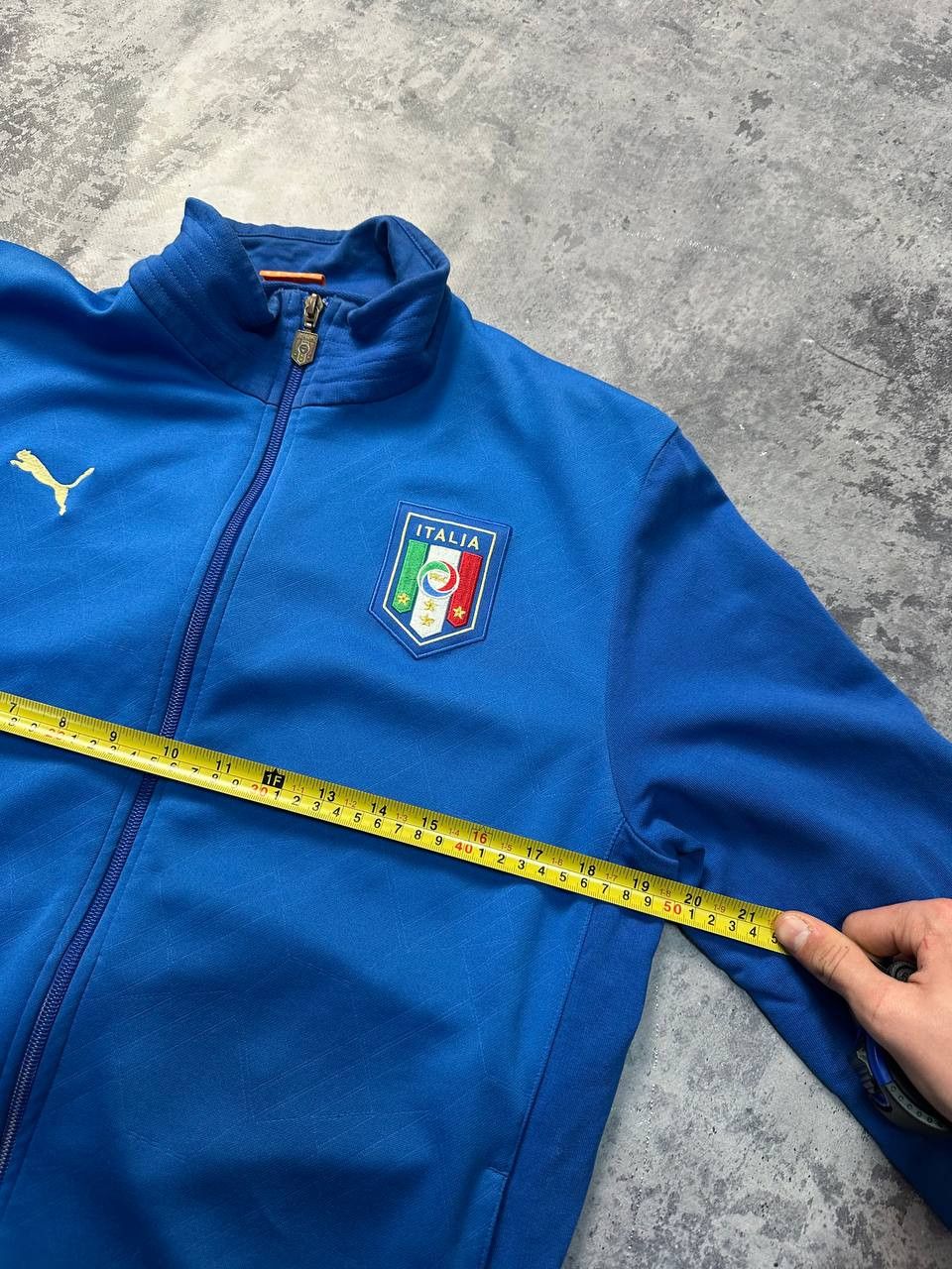 Puma Vintage 2000s Puma Italia FC Soccer zip hoodie Size US M / EU 48-50 / 2 - 10 Thumbnail
