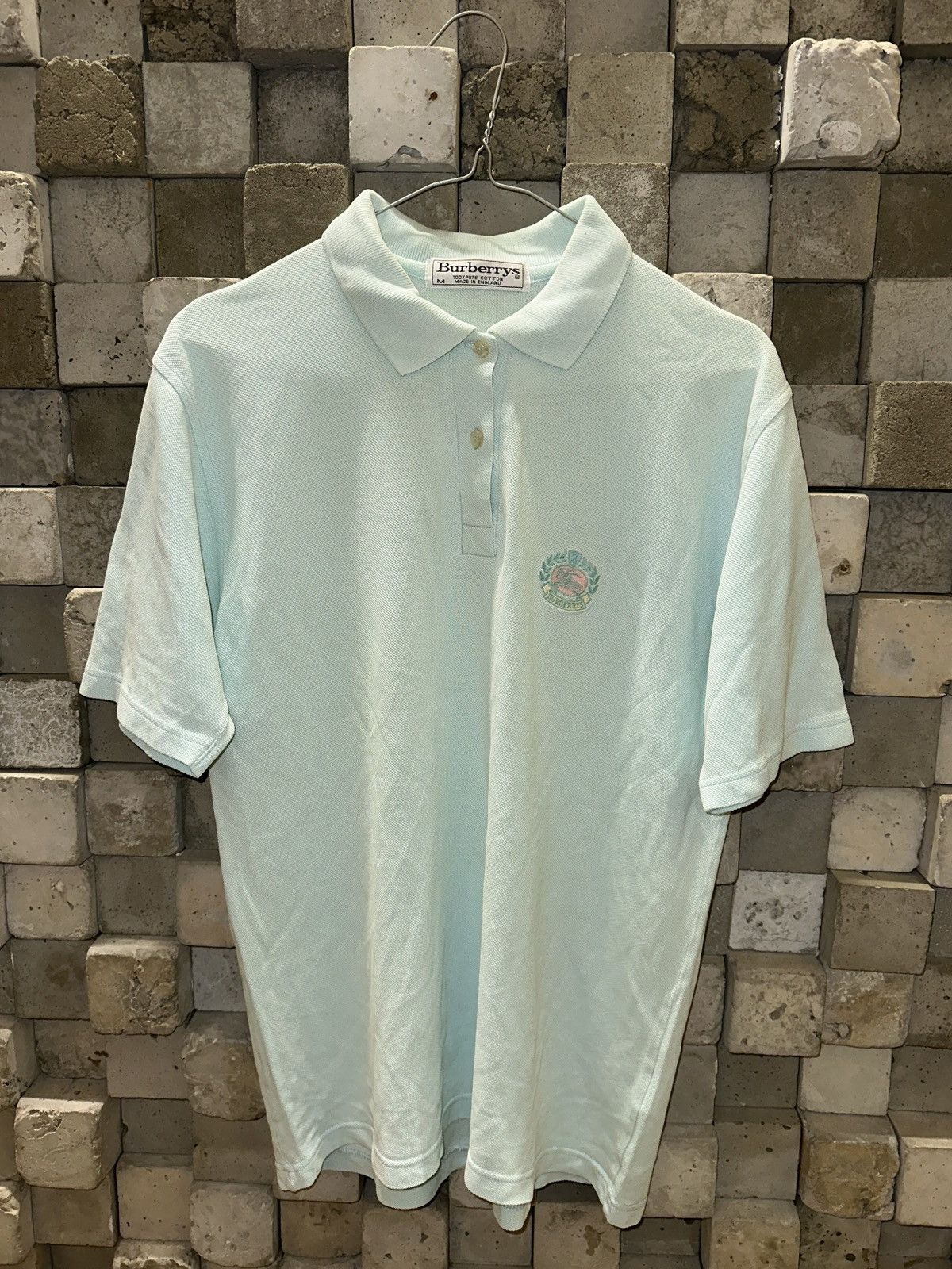 Burberry Vintage Burberrys Polo logo Equestrian Knight Design Size US M / EU 48-50 / 2 - 1 Thumbnail