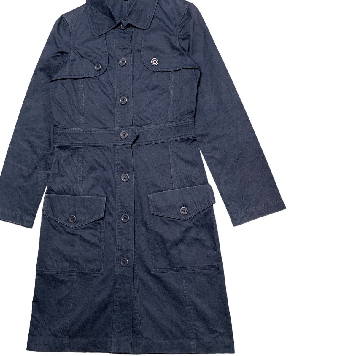 A.P.C. APC Women Trench Coat Size XS / US 0-2 / IT 36-38 - 3 Thumbnail