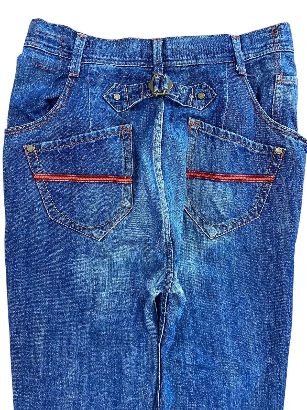 Japanese Brand Japanese Brand Vintage Blue Distressed Straight-Leg Jeans Size US 28 / EU 44 - 4 Thumbnail