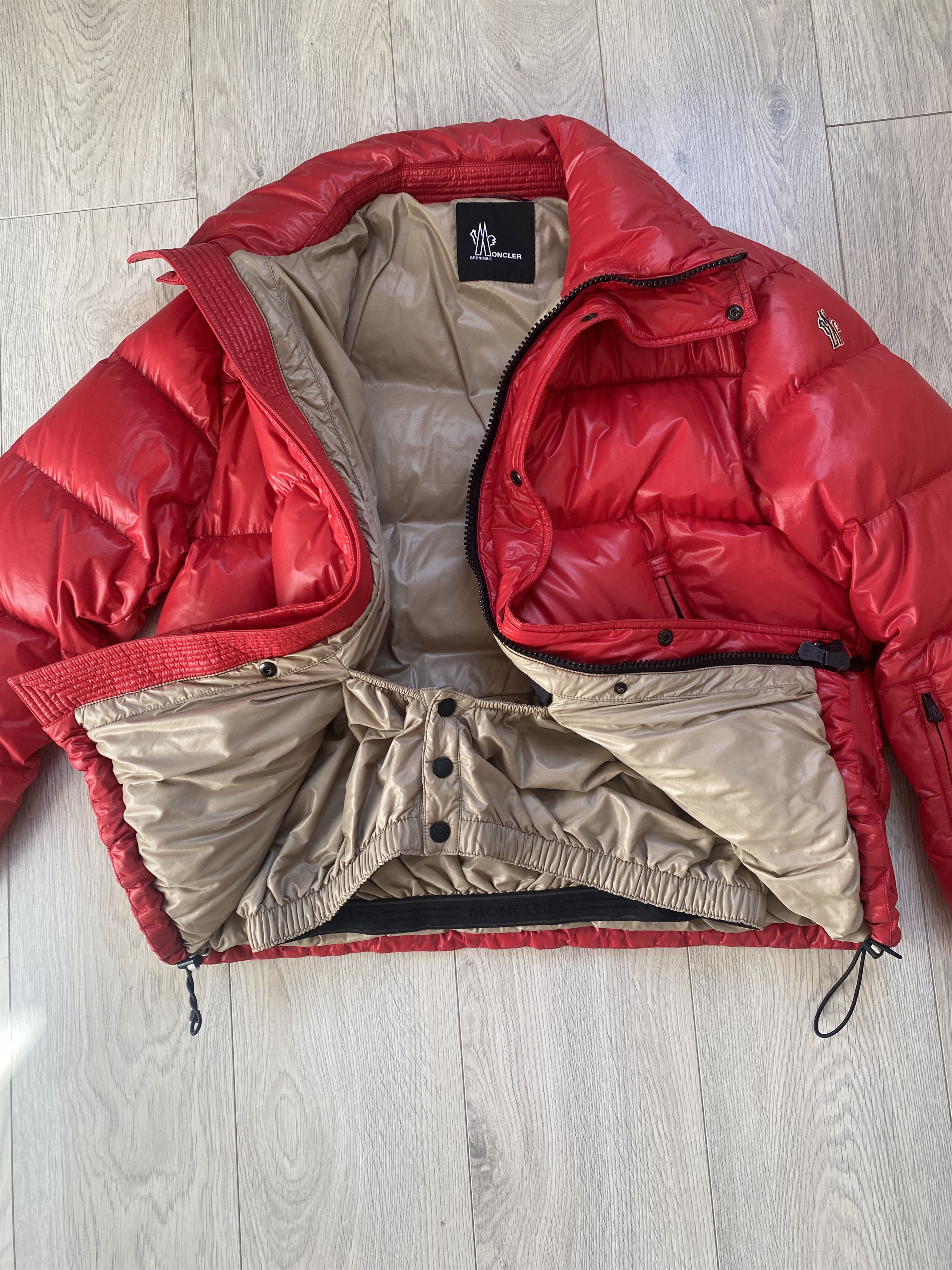 Moncler Moncler Genius Grenoble Arlaz Nylon Down Jacket In Red Size US M / EU 48-50 / 2 - 7 Thumbnail