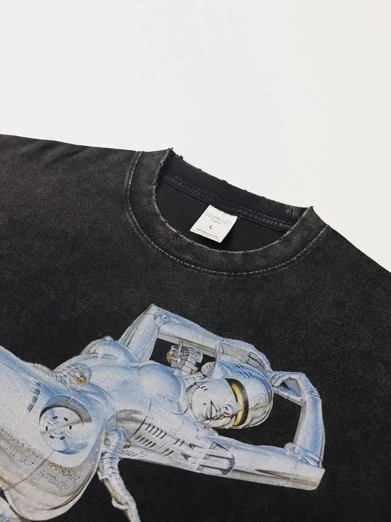 Japanese Brand × Vintage Goth Robot Vintage Design Graphic Tees Size US L / EU 52-54 / 3 - 2 Thumbnail