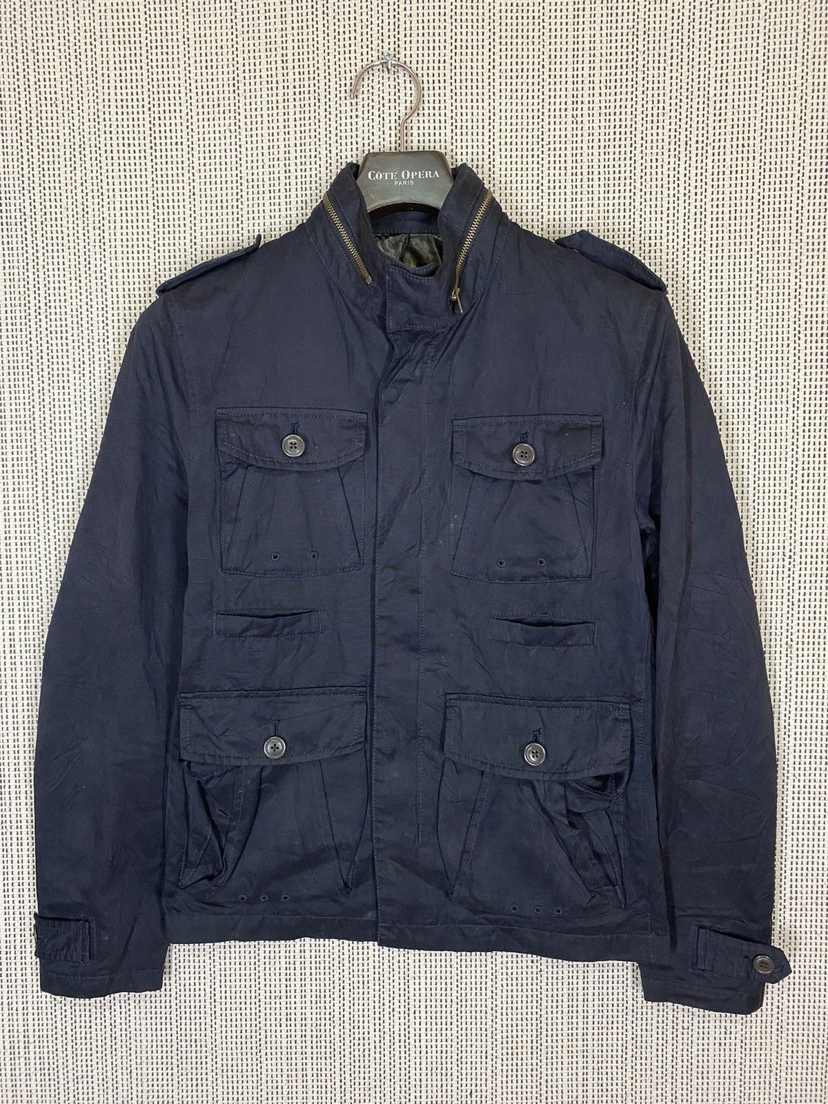 image of Seditionaries 291295=Homme Tactical Jacket Nice Pattern in Black, Men's (Size Medium)