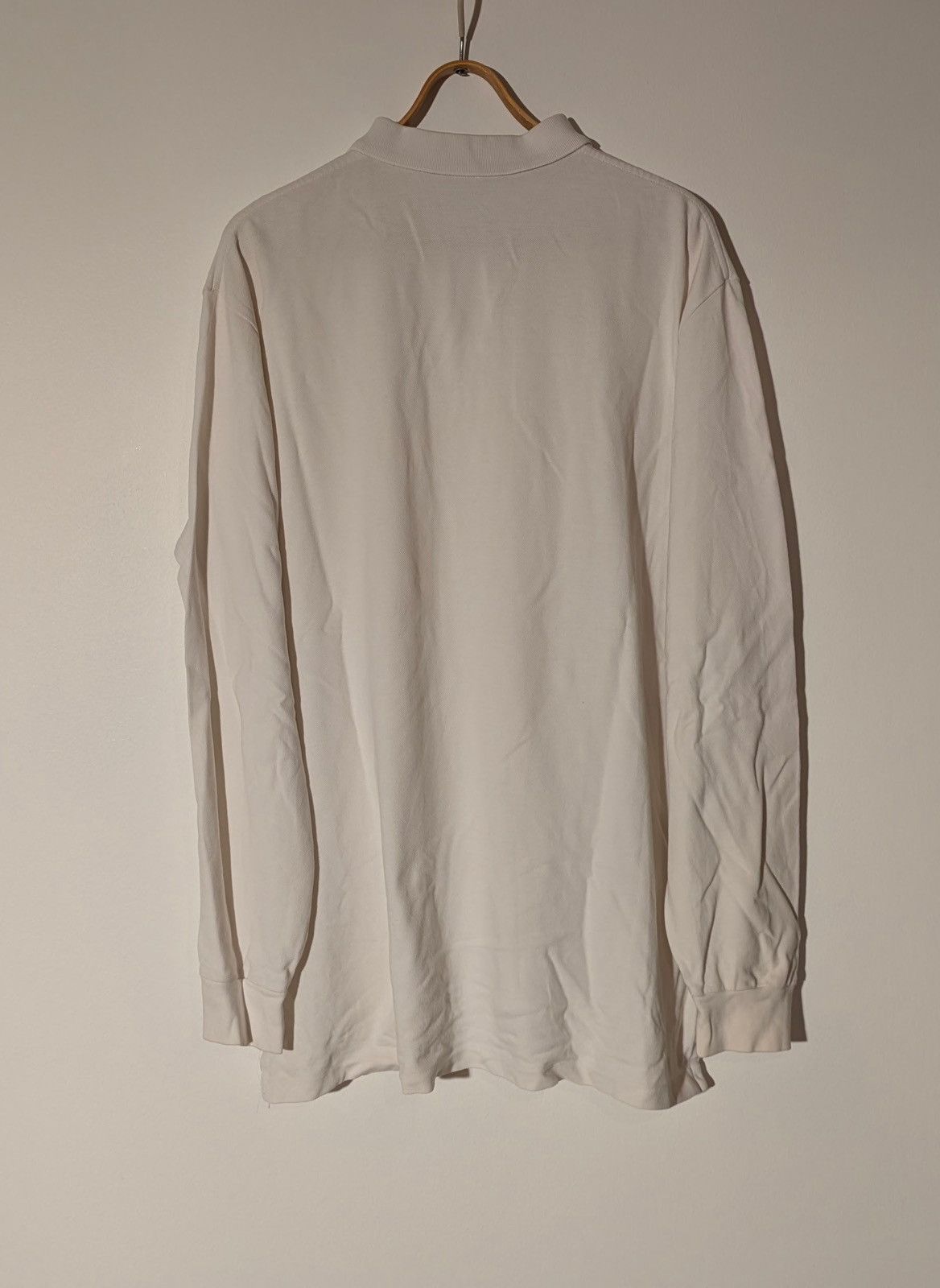 Polo Ralph Lauren 👕 Polo Ralph Lauren Long Sleeve Polo Shirt – Cream (Size XL) Size US XL / EU 56 / 4 - 2 Thumbnail
