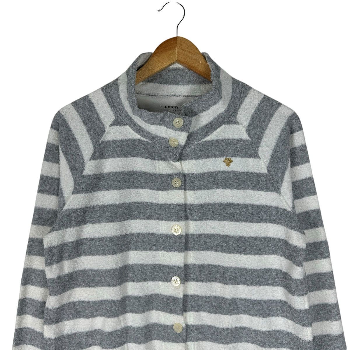 Issey Miyake ⚡️TSUMORI CHISATO SLEEP IS STRIPPED SWEATER Size L / US 10 / IT 46 - 2 Thumbnail