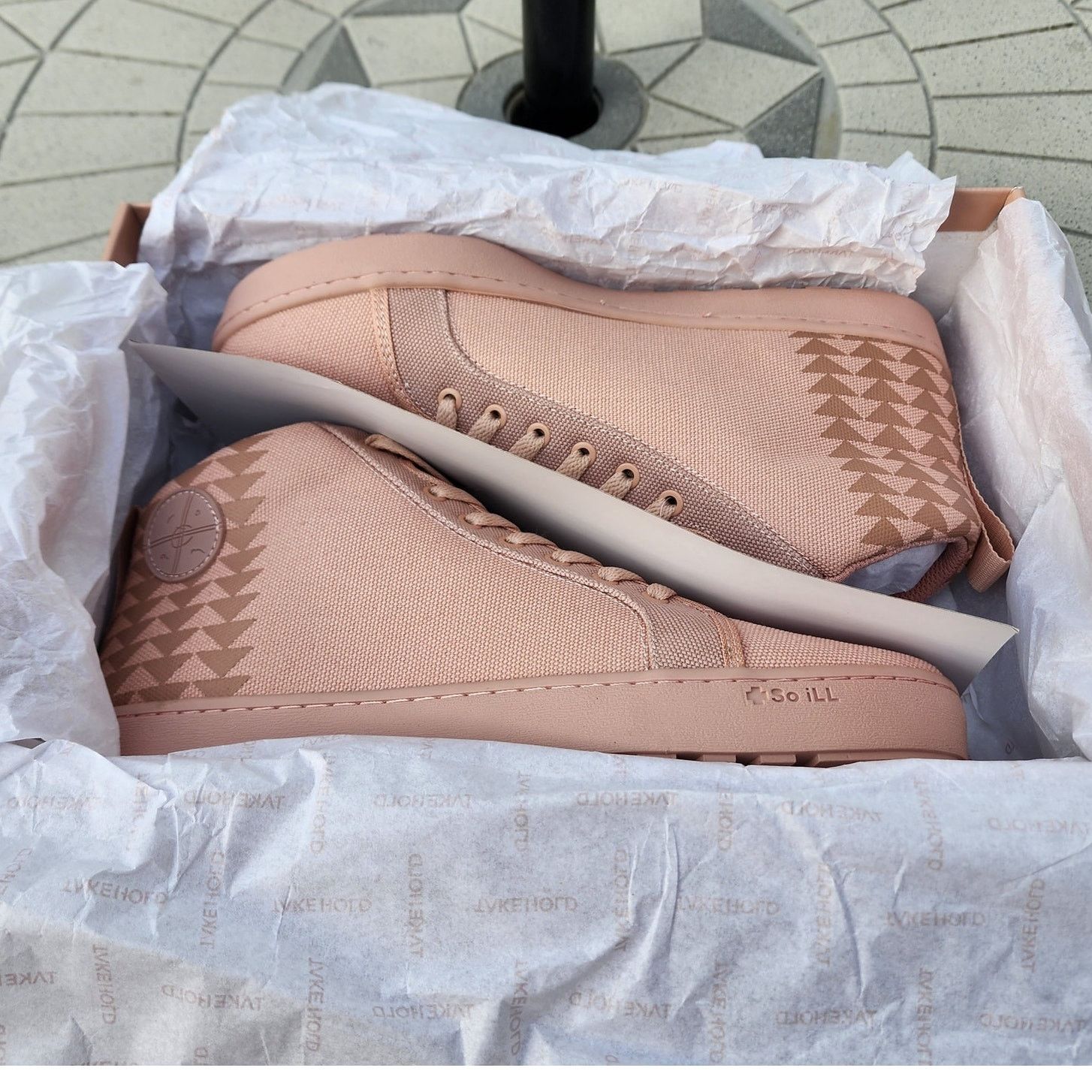 Designer So iLL Drifter Dirty Pink Hiking Organic Sneakers Unisex Size US 10.5 / IT 40.5 - 7 Thumbnail