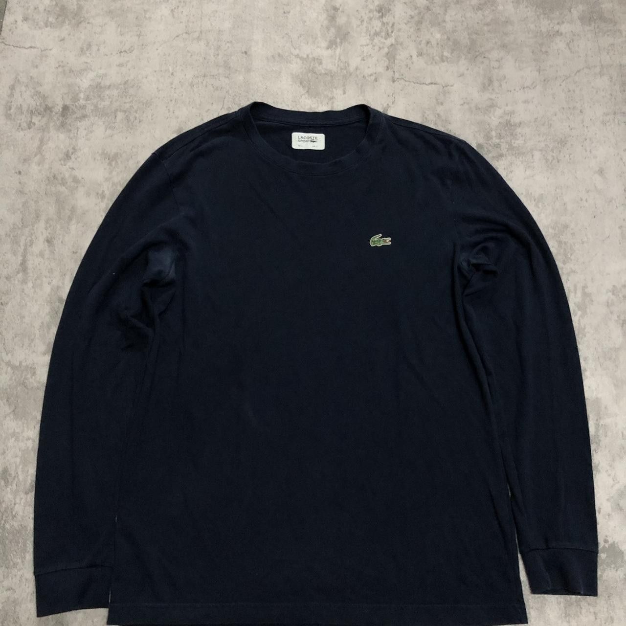 Lacoste Navy Lacoste long sleeve t-shirt Size US S / EU 44-46 / 1 - 1 Thumbnail