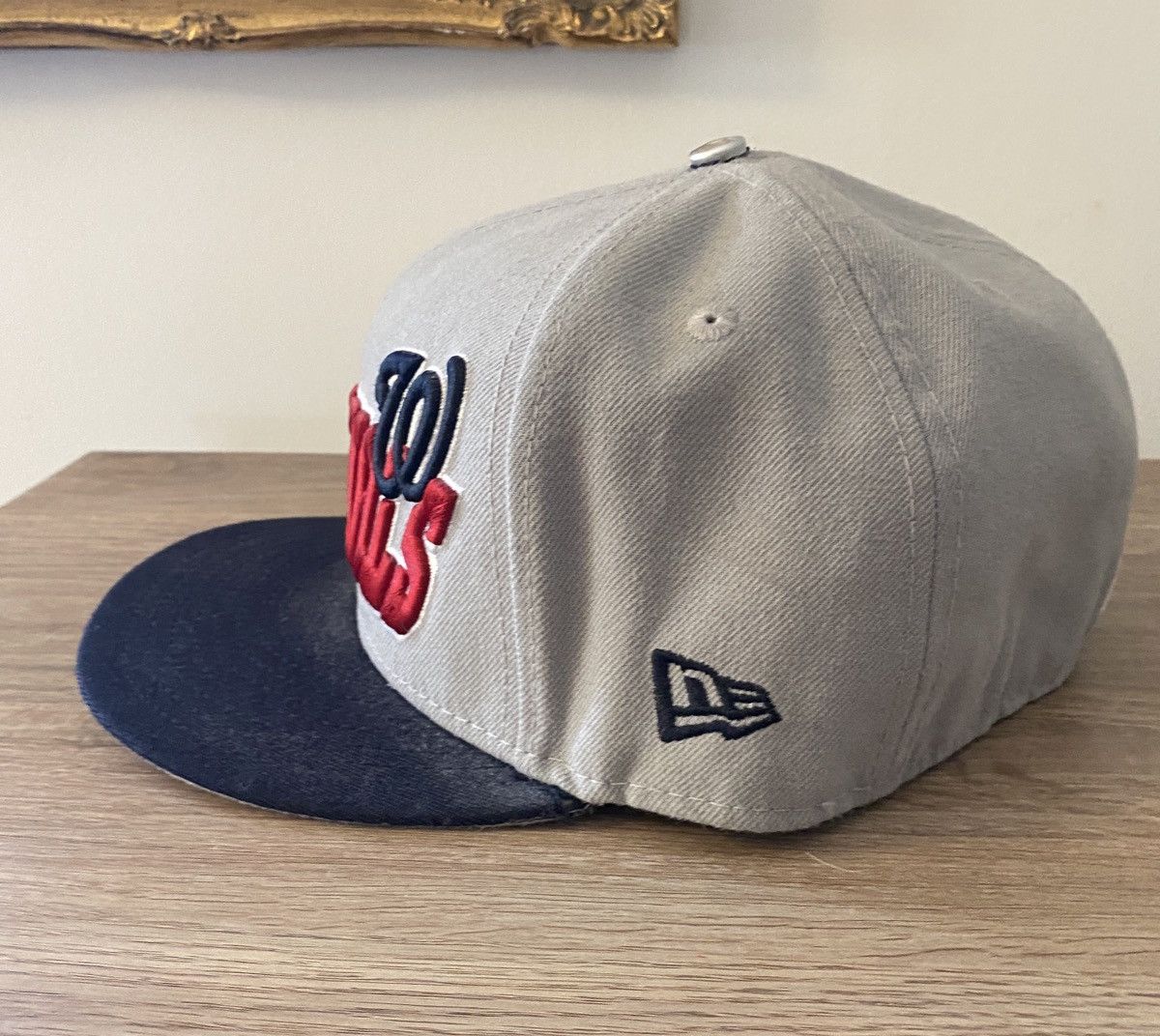 MLB × New Era Washington Nationals New Era 59Fifty Fitted Hat Cap 7 3/8 Size ONE SIZE - 8 Thumbnail