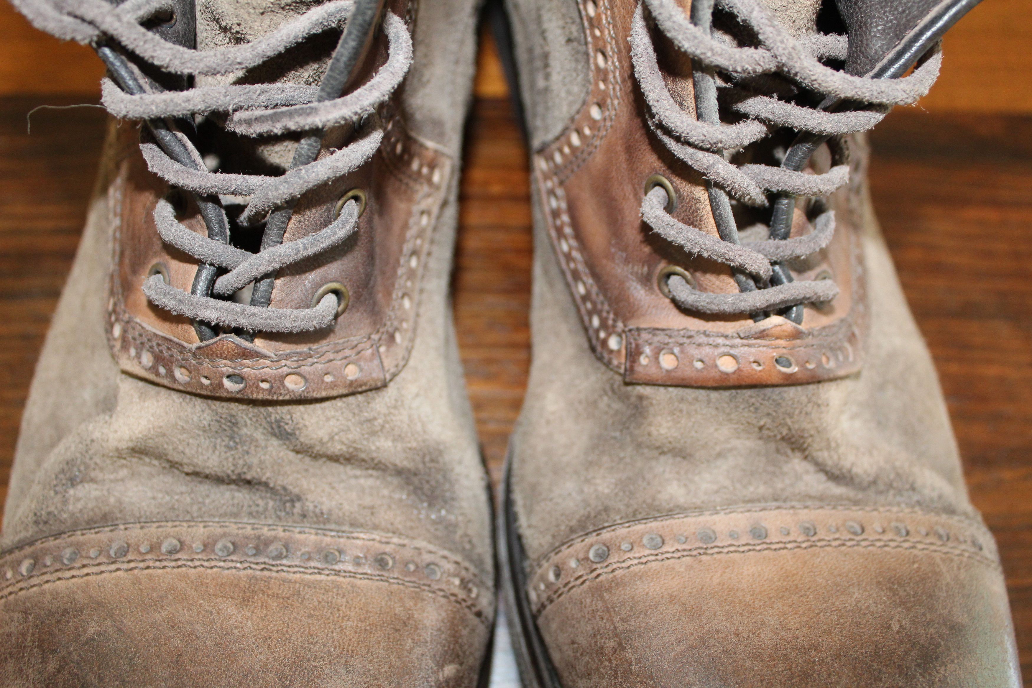 John Varvatos Varvatos 2132 VIP Cap Toe Boots – Fall 2013, Made in Italy ( Size US 11 / EU 44 - 8 Thumbnail