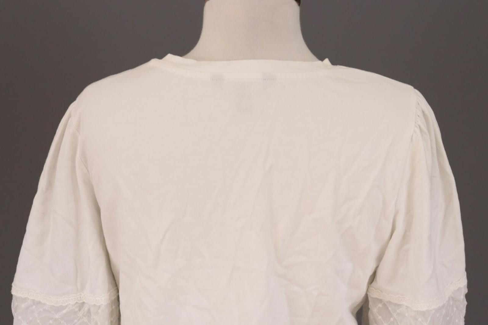 Lauren Ralph Lauren Lauren Ralph Lauren White Floral Blouse Shirt Size M Size L / US 10 / IT 46 - 12 Thumbnail