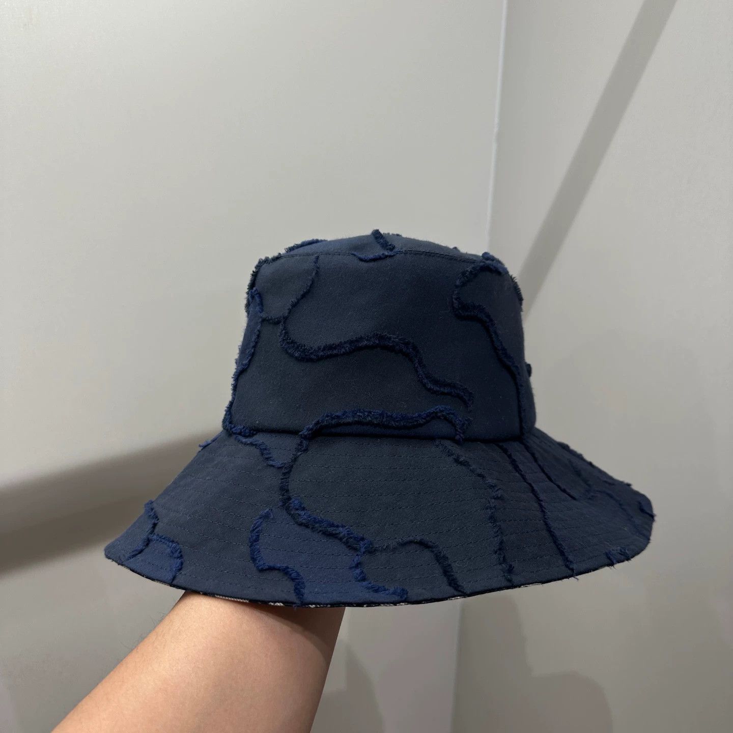 Christian Dior Monsieur Dior feb166 ripple tassel monogram bucket hat 57cm Size ONE SIZE - 1 Thumbnail