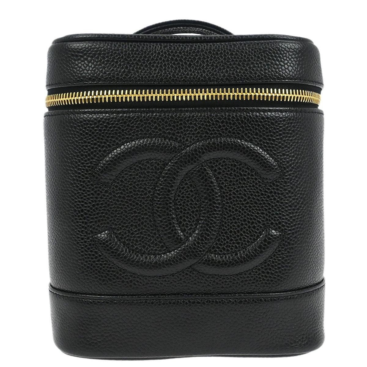 Chanel Chanel Vintage Timeless Cosmetic Case Caviar Size ONE SIZE - 1 Thumbnail