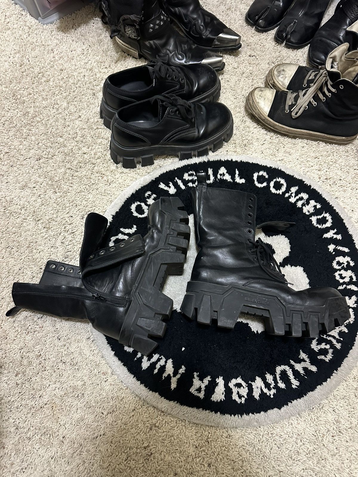 Balenciaga Bulldozer Boots Size US 9 / EU 42 - 1 Thumbnail