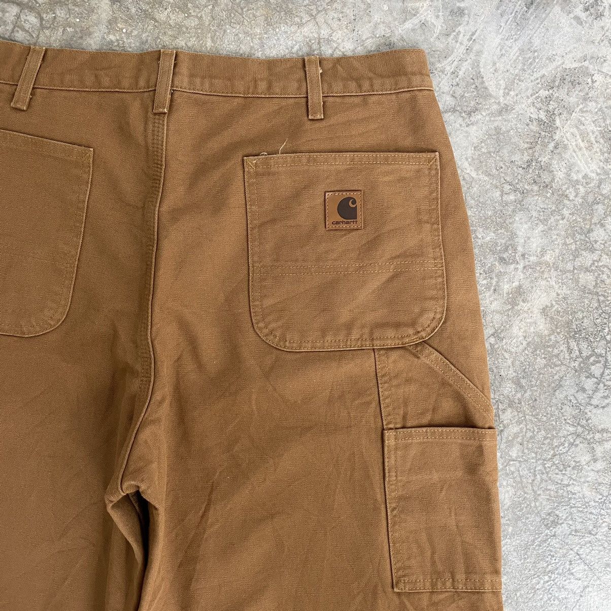 Carhartt Vintage Carhartt Blanket Lined Tan Carpenter Work Pants Size US 36 / EU 52 - 17 Thumbnail